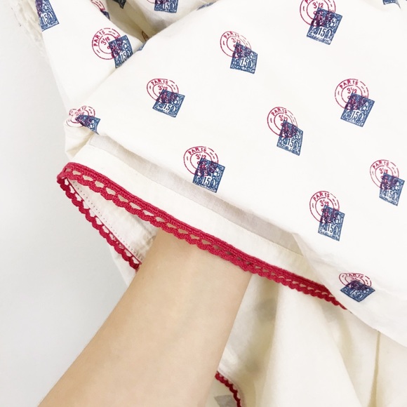 GIRLS FROM SAVOY ANTHRO PARIS POSTAGE PINUP DRESS - Picture 8 of 8